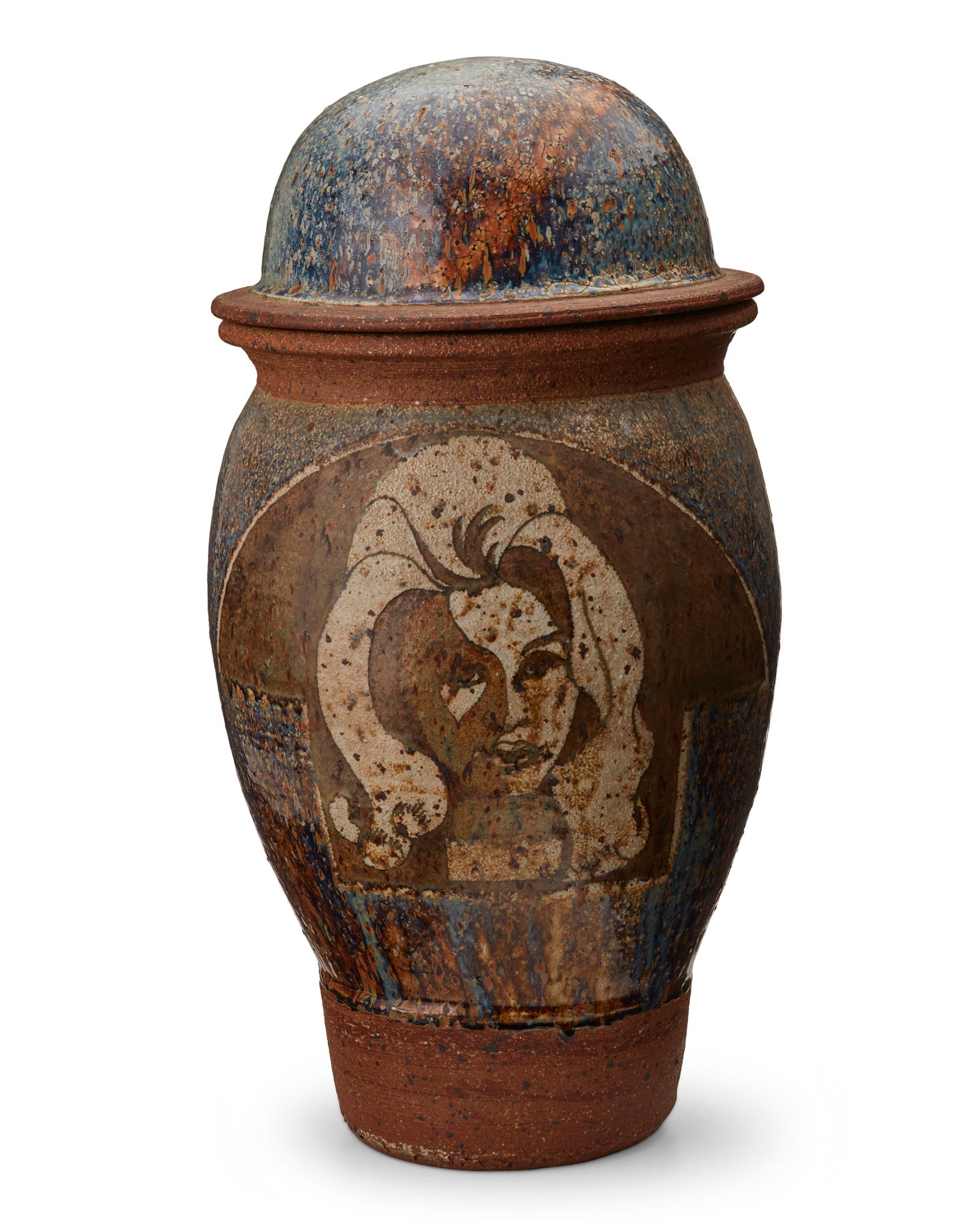 Philip Cornelius (1934-2015), An earthenware lidded jar, circa 1970 (1 of 7)