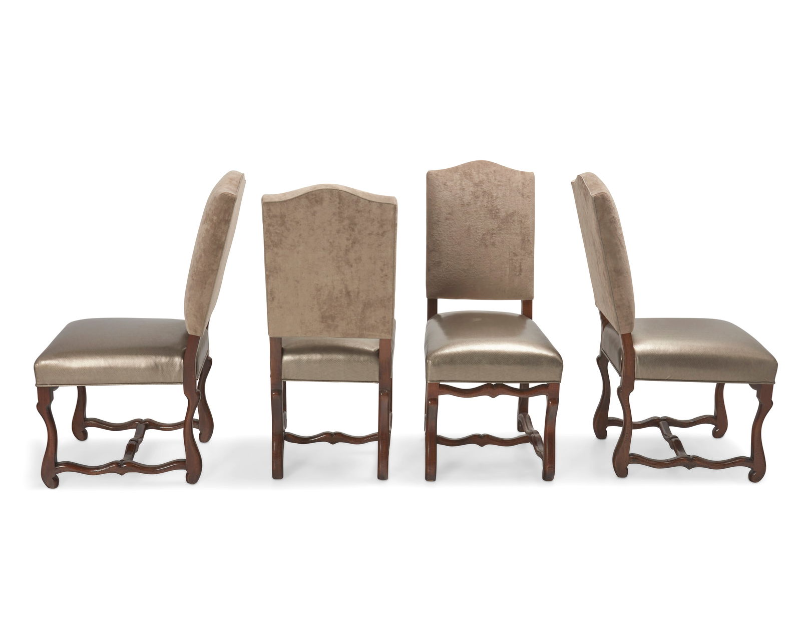 Four Louis XIII-style side chairs (1 of 4)