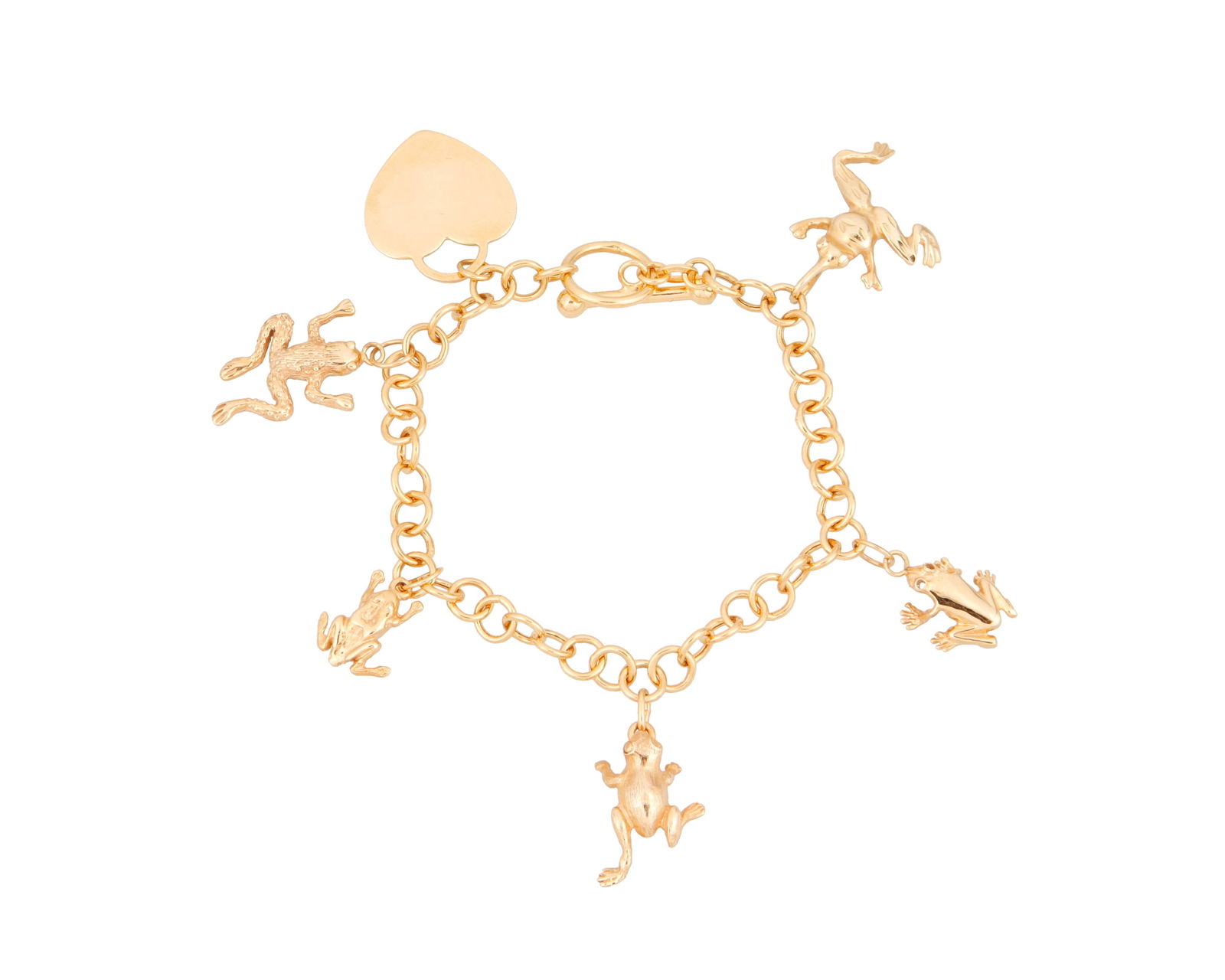 A Gold Charm Bracelet