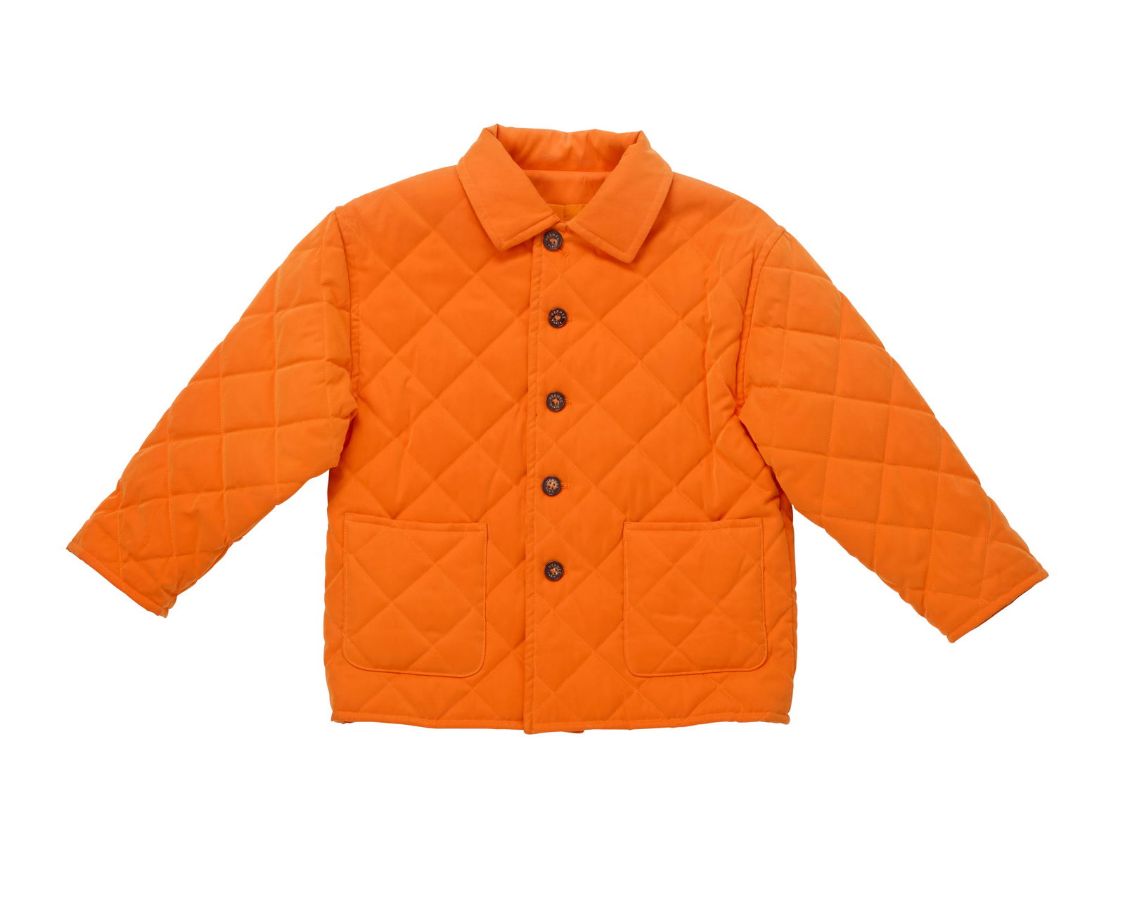 Hermes: A Child's Orange Quilted Jacket (1 of 3)