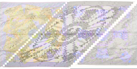 Hermes: Two Silk Scarves 90