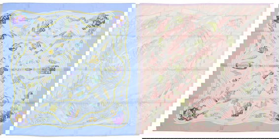Hermes: Two scarves