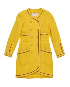 CHANEL: A Vintage Boutique Yellow Tweed Coat