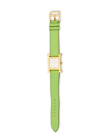Hermes: A Gold Tone "Heure H" Wristwatch