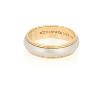 Tiffany & Co.: A Platinum and 18K Gold Band