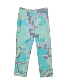 Emilio Pucci: A Pair of Vintage Printed Leather Pants