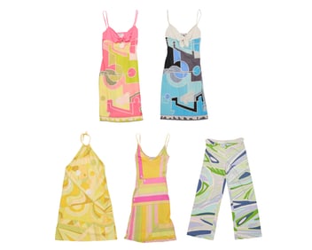 Emilio Pucci: Five Vintage Ladies' Clothing Items