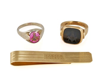 A Group of Gold Jewelry