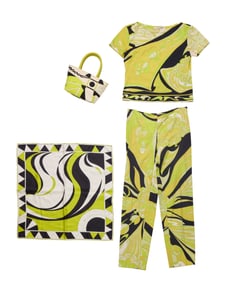 Emilio Pucci: A Vintage Ladies' Ensemble & Handbag