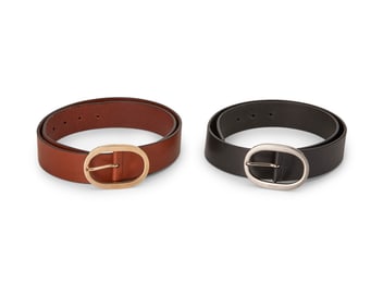 Gucci: Two Leather Belts