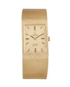 Omega: A 14K Gold Watch