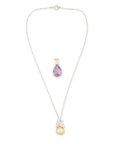 A Group of Gold and Gem-Set Jewelry