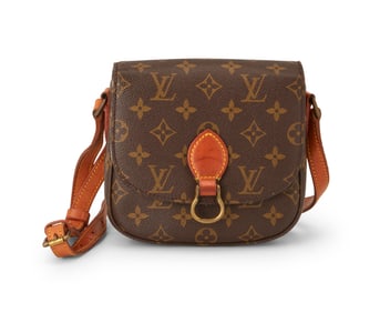 Louis Vuitton: A Vintage St Cloud PM Monogram Canvas Shoulder Bag