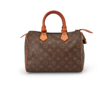 Louis Vuitton: A Vintage LV Monogram Canvas Speedy 25 Bag