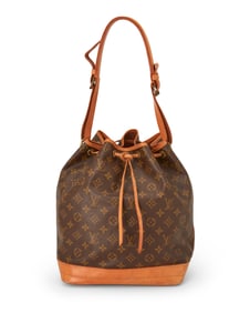 Louis Vuitton: A Noe LV Monogram Canvas Drawstring Shoulder Bag
