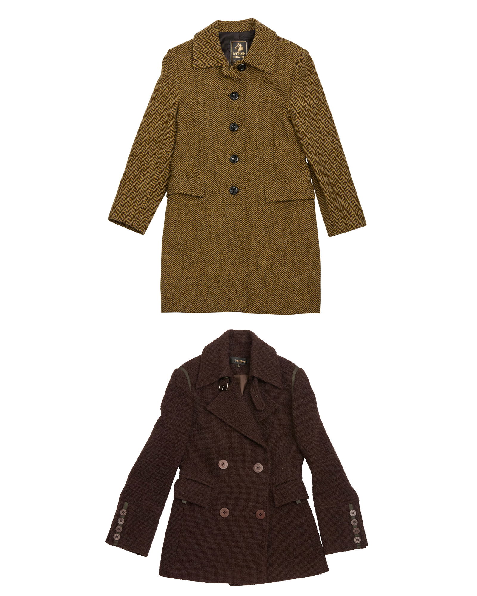 Two Vintage Designer Wool Coats (1 of 5)