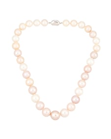 A Colored Cultured Pearl Necklace