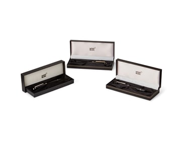 Mont Blanc: Three Rollerball Pens