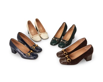Gucci: A Group of Vintage Pumps