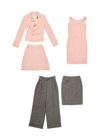 Christian Dior & Balenciaga: Two Sets of Vintage Suit Separates