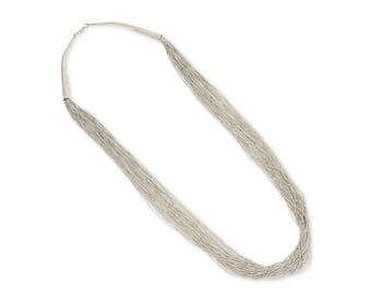 A Liquid Silver Chain Necklace