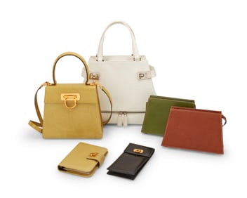 Ferragamo: A Large Group of Handbags & Accessories