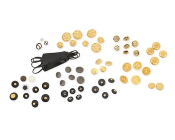 CHANEL: A Collection of Vintage Buttons & Accessories