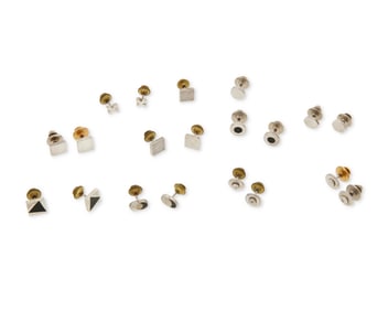 A Group of Mexican Silver Men's Dress Accessories