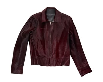 Dolce & Gabbana: A Men's Vintage Hair-on-hide Reversible Leather Jacket