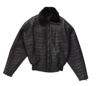 Gianni Versace: A Men's Vintage Quilted Leather Jacket