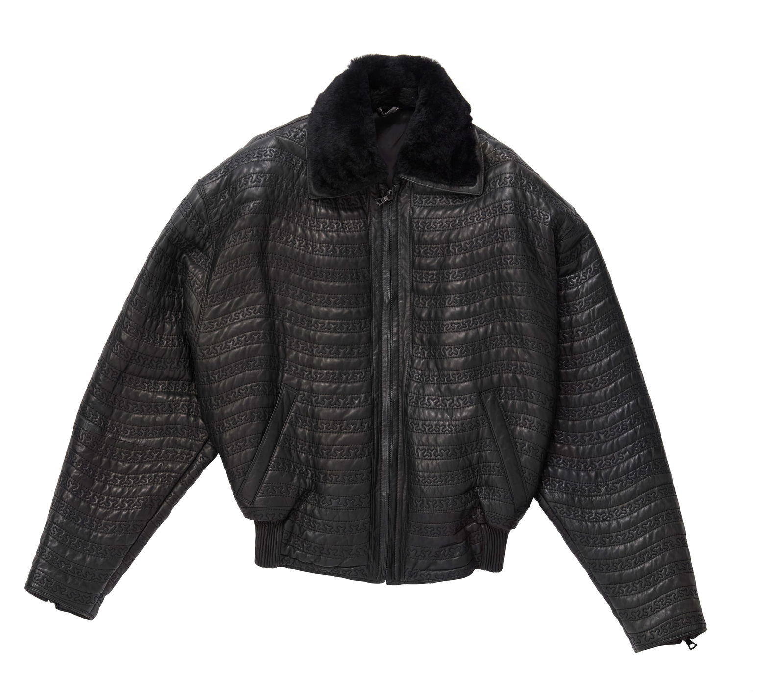 Gianni Versace: A Men's Vintage Quilted Leather Jacket (1 of 3)