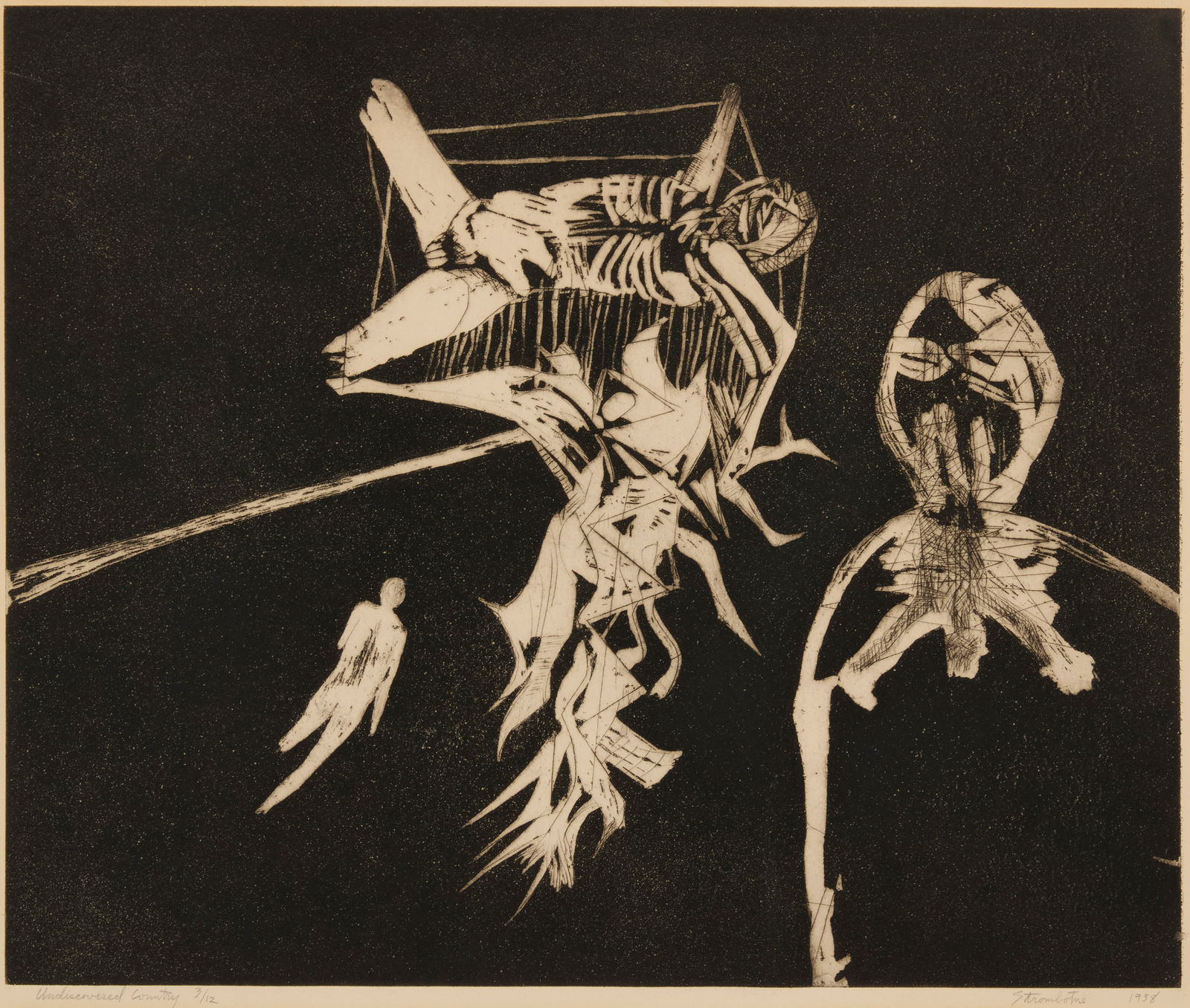 James Strombotne (b. 1934), "Undiscovered Country," 1958 (1 of 6)