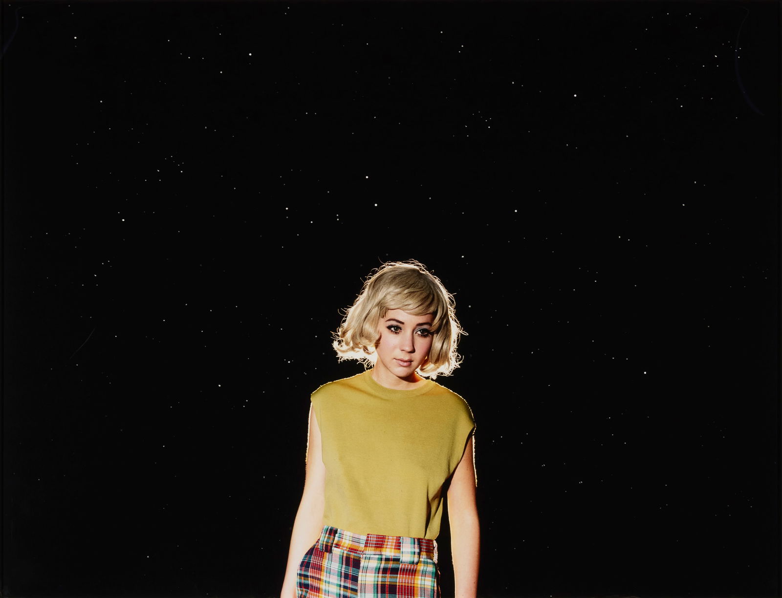 Alex Prager (b. 1979), "Sophie" from the "Week-End," 2009: Alex Prager(b. 1979)"Sophie" from the "Week-End," 2009Chromogenic print on paper mounted to Plexiglas, as issuedEdition: 3/3Appears unsignedSight: 47.5" H x 62" W Provenance:Yancey Ric