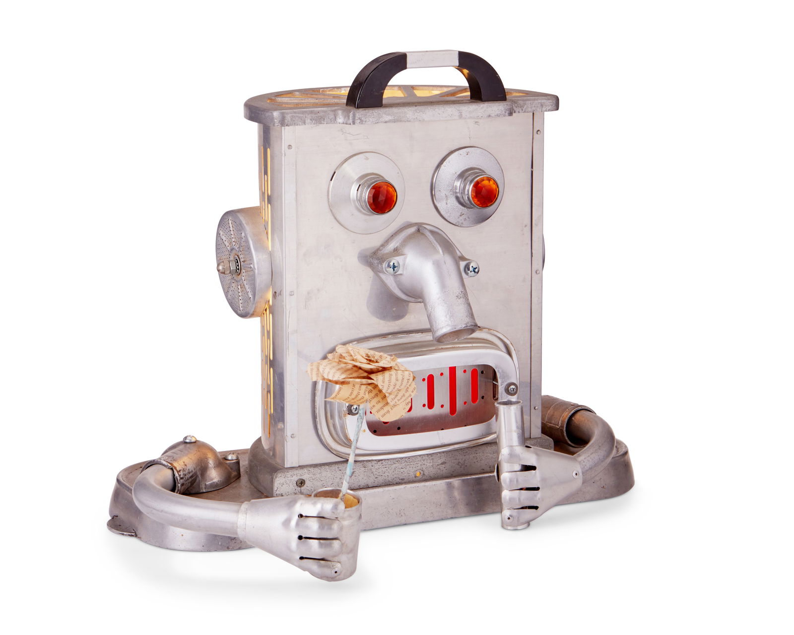 Clayton George Bailey (1939-2020), Robot with paper flower (1 of 4)