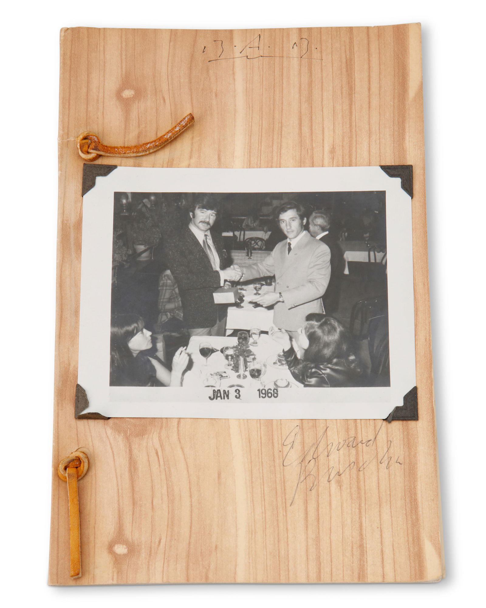 Edward Ruscha and Billy Al Bengston (b. 1937 and 1934-2022), "Business Cards," 1968 (1 of 7)