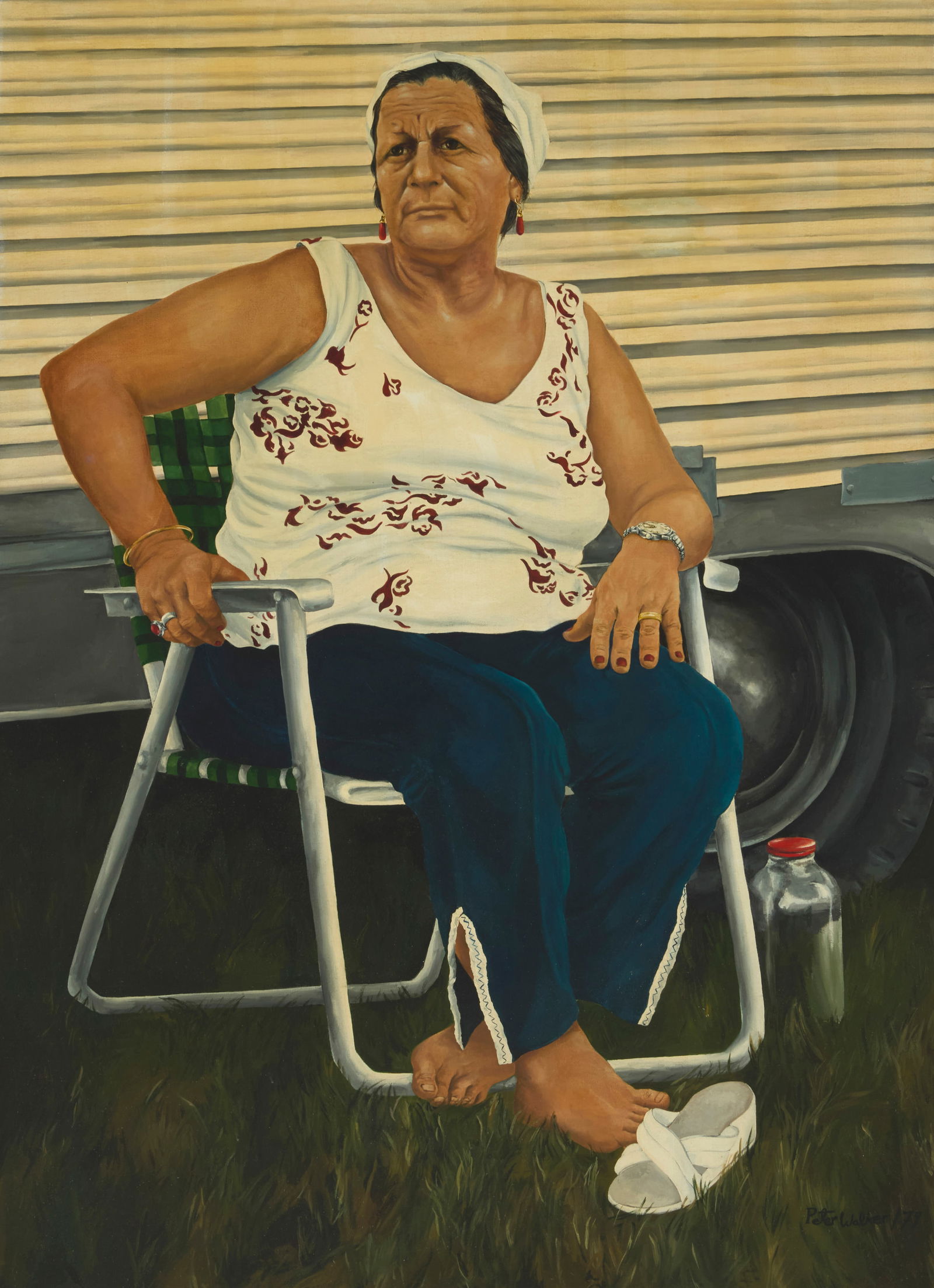 Peter Walker (b. 1946), Seated woman, 1979 (1 of 5)