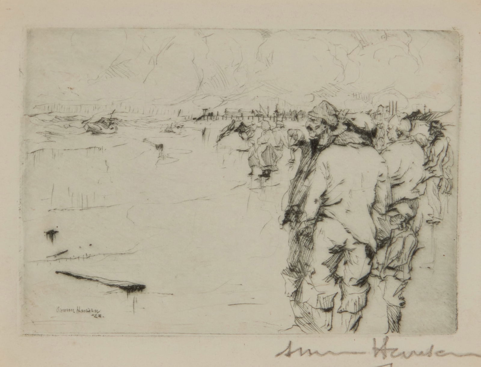 Armin Carl Hansen (1886-1957), "Storm," 1922 (1 of 6)