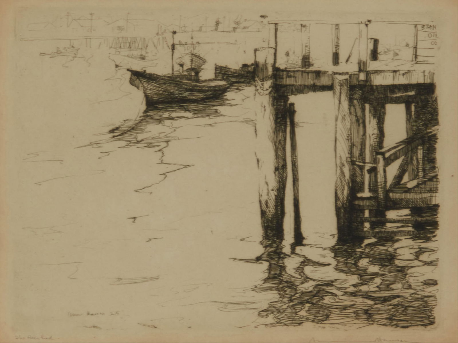 Armin Carl Hansen (1886-1957), "The Pier End," 1925 (1 of 8)