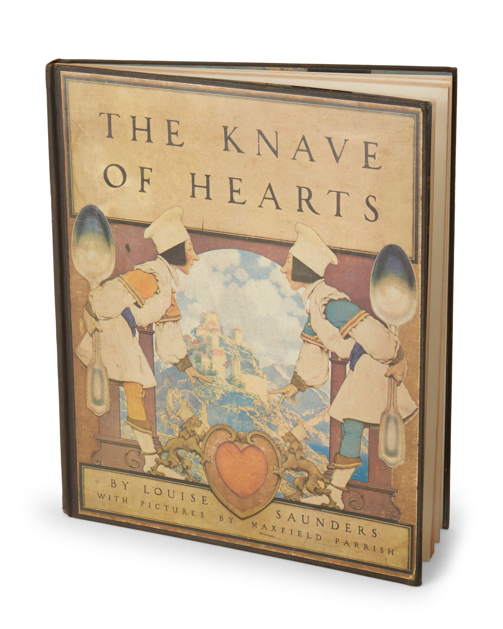 Louise Saunders (b. 19th century) and Maxfield Parrish (1870-1966), "The Knave of Hearts," 1925: Louise Saunders (b. 19th century) and Maxfield Parrish (1870-1966)"The Knave of Hearts," 1925Saunders, Louise. "The Knave of Hearts." Illustrated by Maxfield Parrish. New York: Cha
