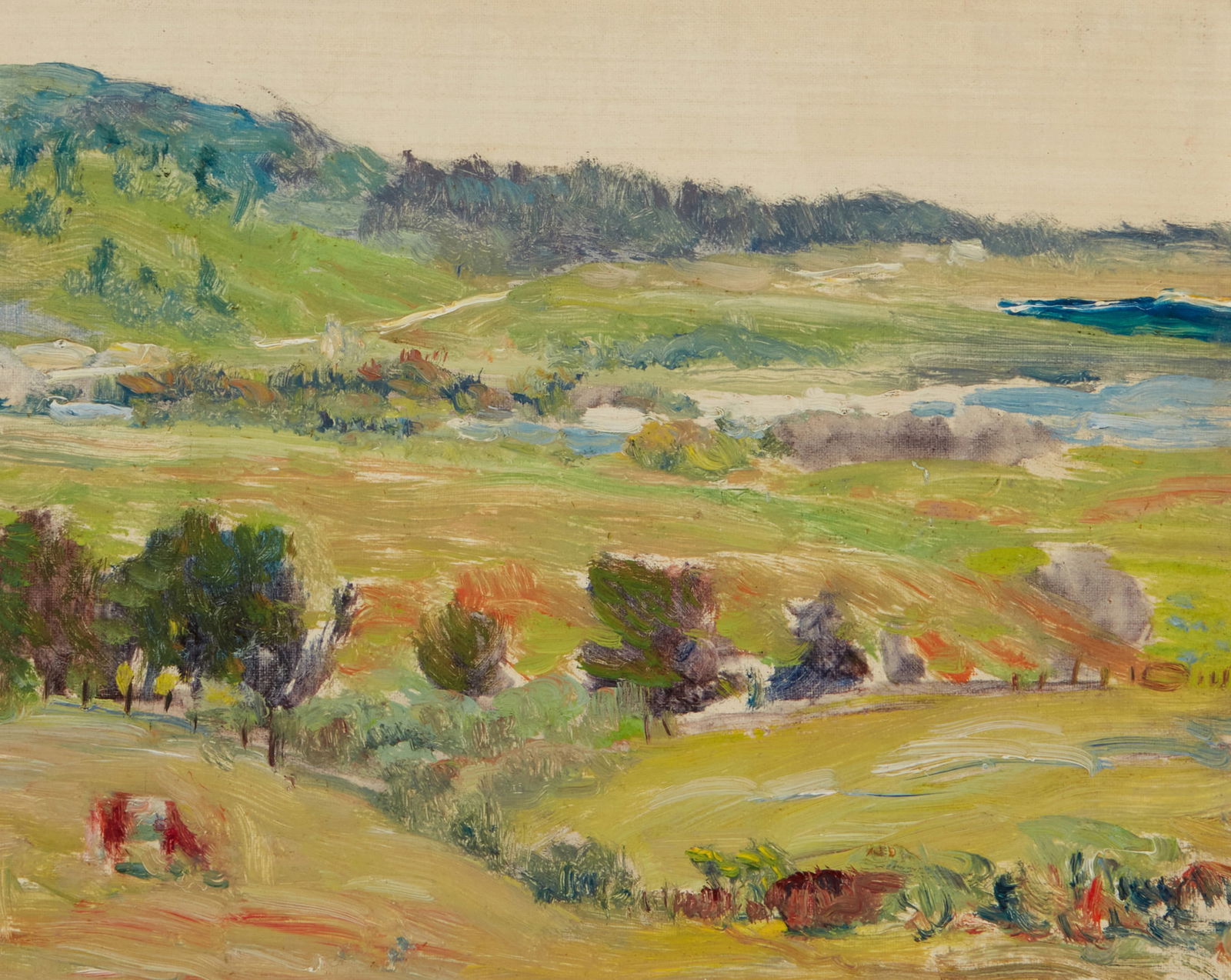 William Posey Silva (1859-1948), "End of Carmel Bay" (1 of 10)