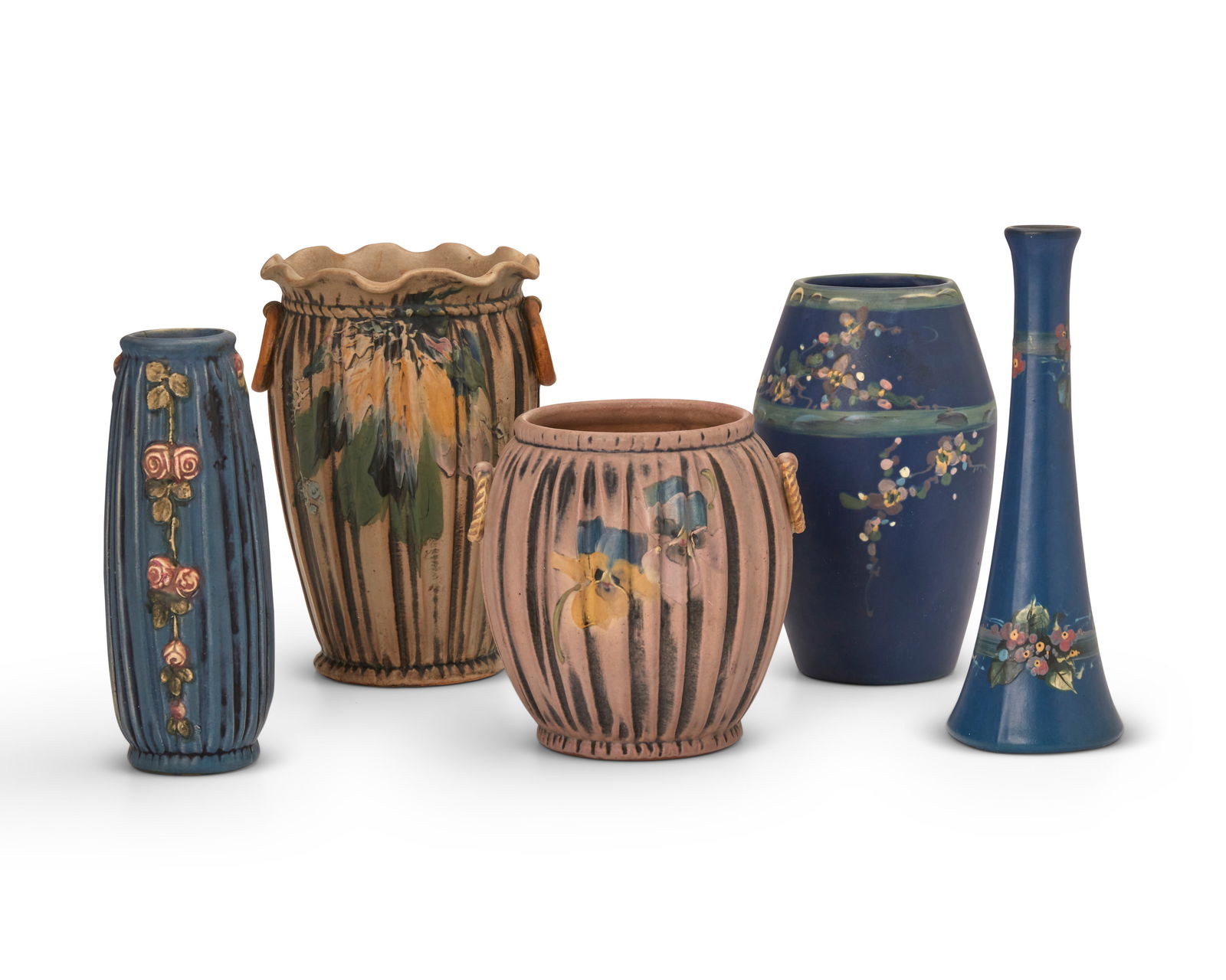 A group of Weller pottery vases (1 of 4)