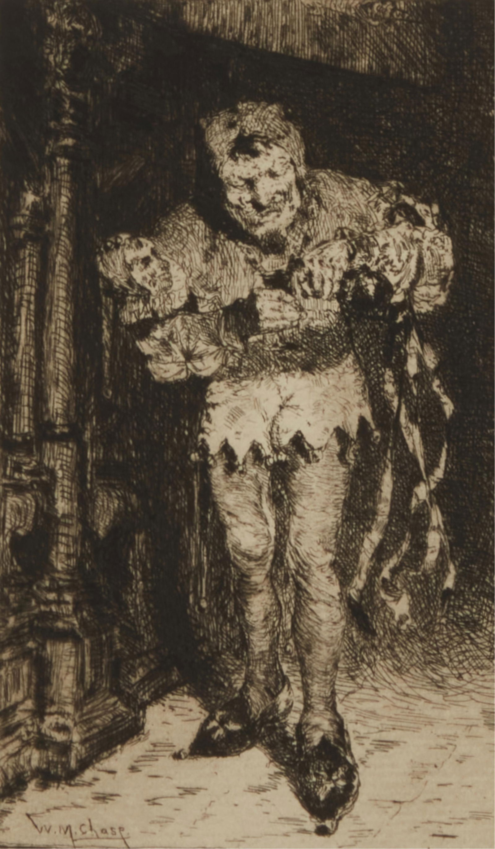 William Merritt Chase (1849-1916), "Court Jester" (1 of 5)