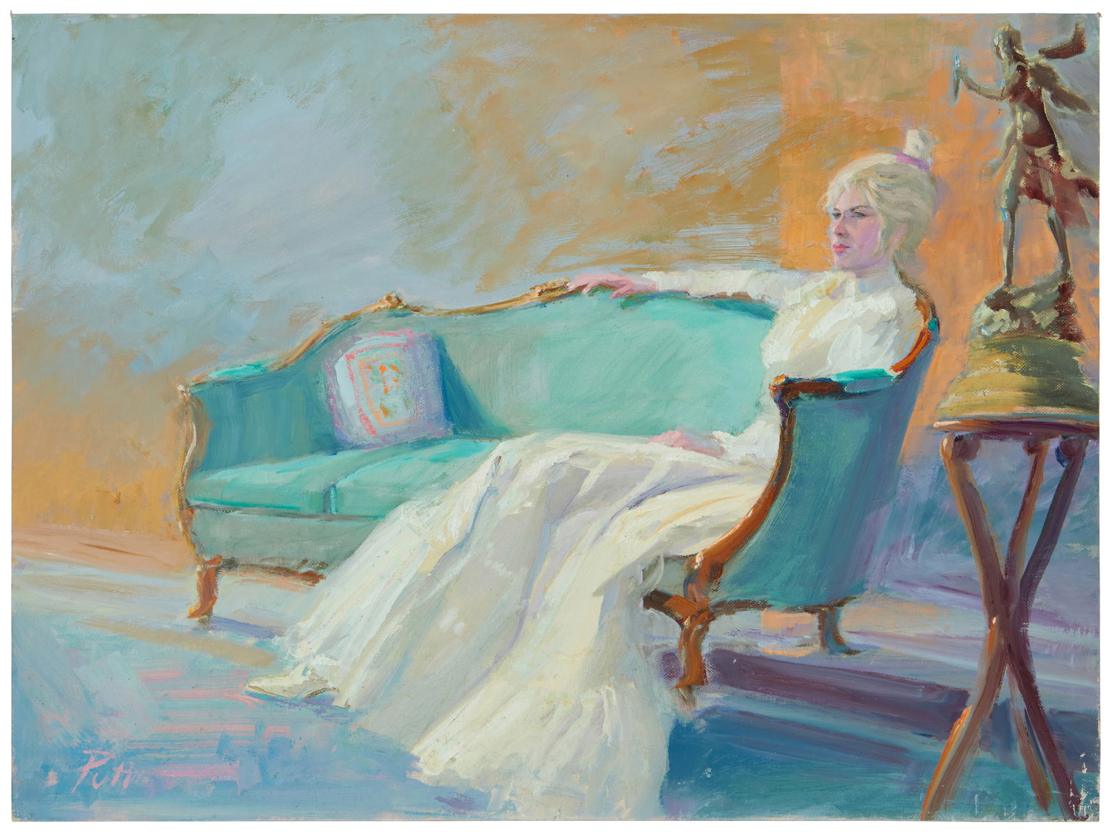 Donald "Putt" Putman (1926-2007), Lady in white (1 of 4)