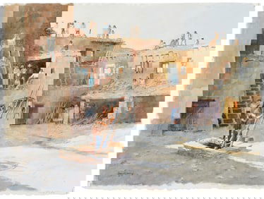 David Allen Halbach (1931-2022), "Placing the Nachi," 1995