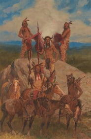 Charles Winfield Miller (1922-1995), "The Signal," 1988