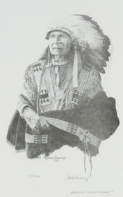 David Allen Halbach (1931-2022), "Brule 'Chieftain," 2001