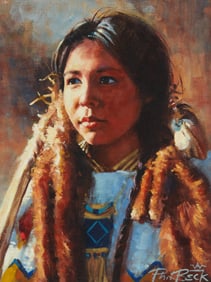 Phillip Beck (b. 1949), Native girl