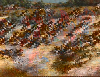 Don Oelze (b. 1965), "Recounting the Coup," 2007