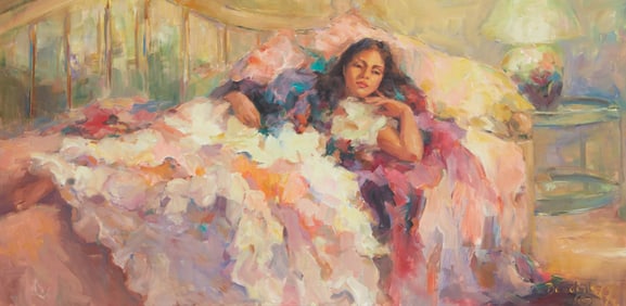 Marilyn Bendell (1921-2003), Morning room, 1996