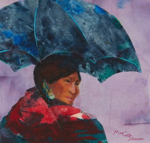 Marcyne Johnson (20th Century), "Reservation Umbrella," 1993